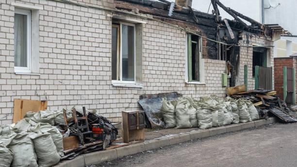Professional Fire Damage Removal technician working in Maple Valley, WA